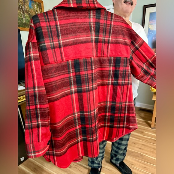 Flannel Red Woman’s Jacket - Picture 5 of 7